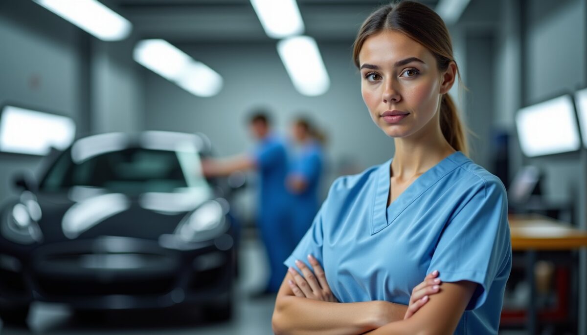 Santé vs Carrosserie : pourquoi les infirmiers laissent la peinture derrière pour adopter le film adhésif